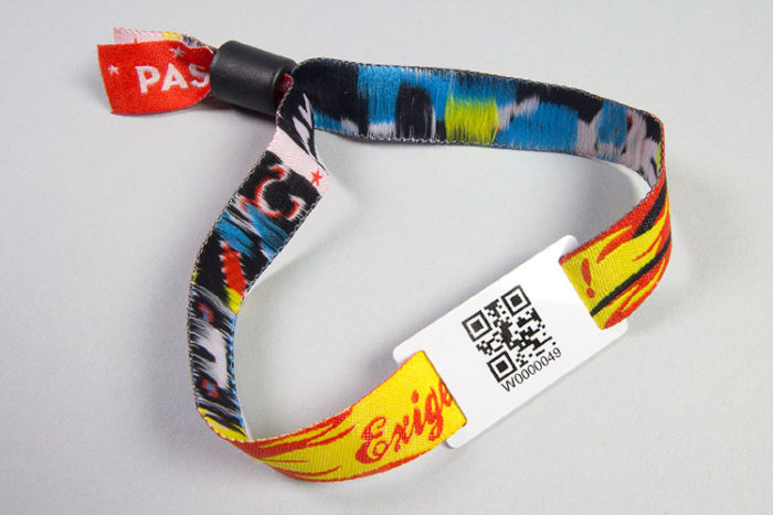 Passant RFID pour bracelet de contrôle d'accès