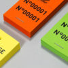 Tickets vestiaires perforés et numérotés pour accrocher aux cintres et aux valises - Oscar Productions Nantes billetterie et gestion d'accès sécurisée