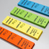 Tickets vestiaires perforés et numérotés pour accrocher aux cintres et aux valises - Oscar Productions Nantes billetterie et gestion d'accès sécurisée
