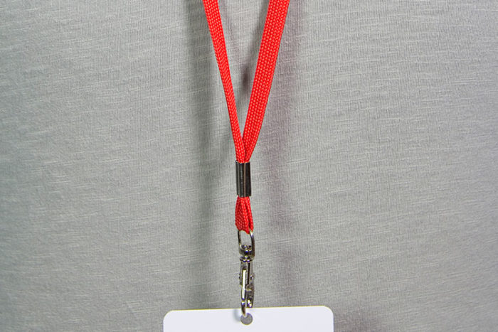 Lacet tour de cou ou lanyards - Oscar Productions Nantes billetterie et gestion d'accès sécurisée