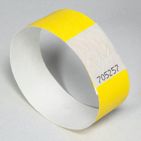 Bracelet Tyvek vierge pour festival ou évènementiel - Oscar Productions Nantes billetterie et gestion d'accès sécurisée