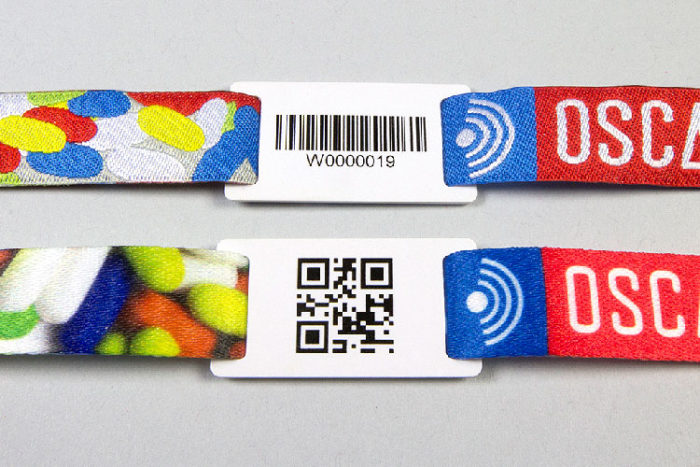 Passant pour bracelets sécurités en PVC, RFID ou QR-Code