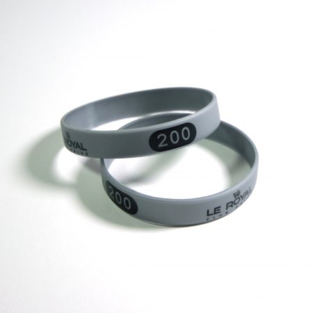 bracelet silicone numérotés
