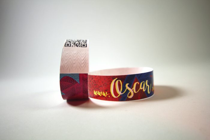 Bracelets papier indéchirable quadri OSCAR