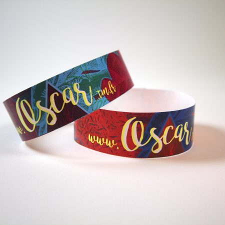 Bracelets papier indéchirable quadri OSCAR