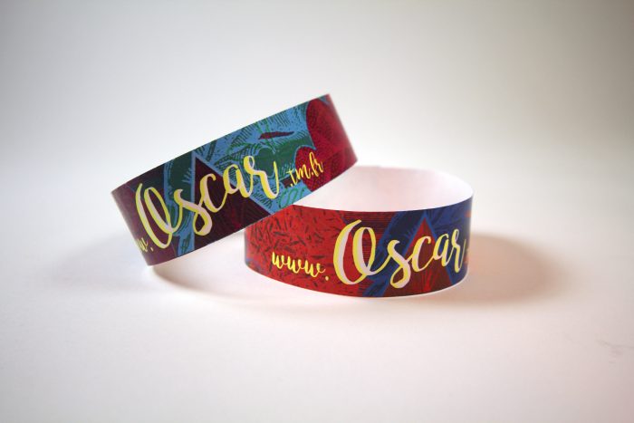 Bracelets papier indéchirable quadri OSCAR