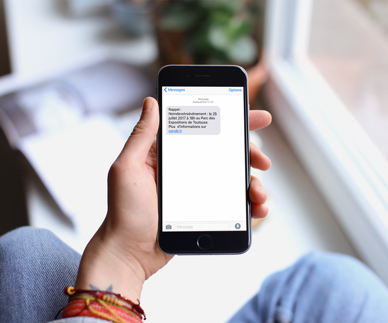 campagne sms pour billetterie en ligne